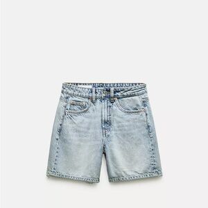 TRF Midrise denim shorts